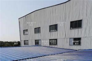 江蘇洲際印務廠房彩鋼瓦屋面翻新
